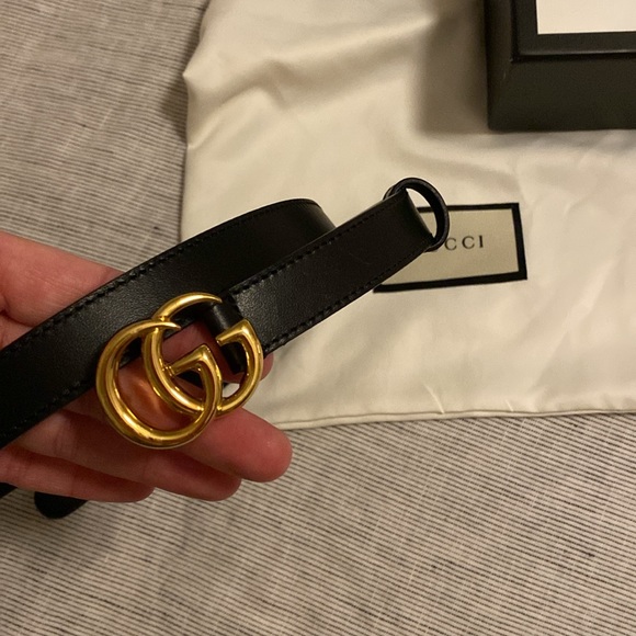 Gucci GG Marmont thin belt, never worn. - Picture 2 of 4